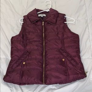 Burgundy Vest